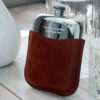 Personalized Leather Hip Flask with Gift Box, Free Engraving and Free Hip Flask Funnel