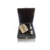 6oz Engraved Hip Flask Wooden Boxed Set with Free Engraving