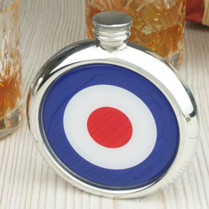 Personalized Mod Hip Flask with Presentation Box and Free Engraving