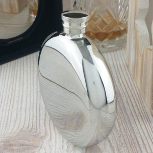 Ultimate Personalized Round Hip Flask With Free Engraving
